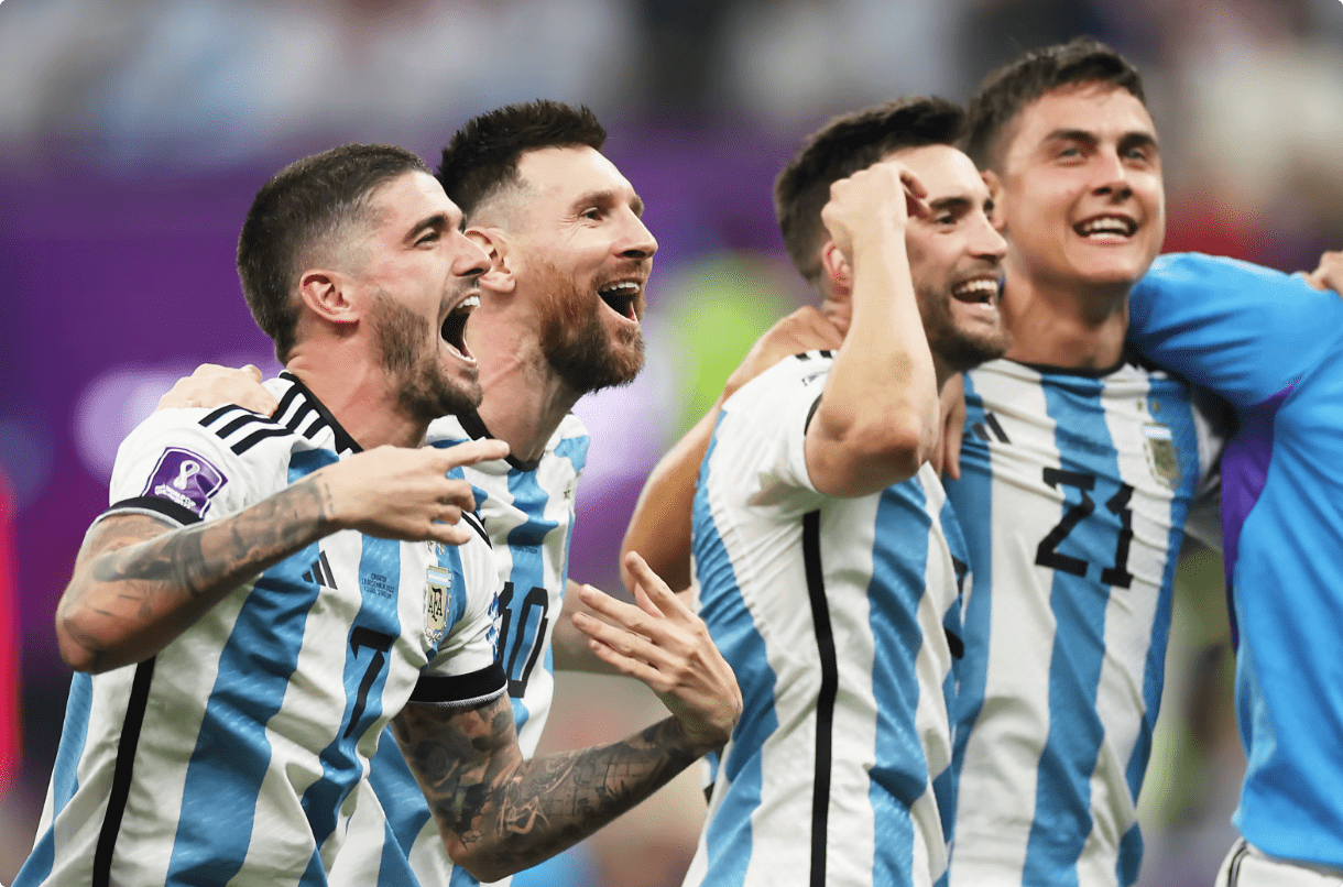 神奇的梅西帶領阿根廷闖入世界杯決賽